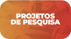 Ícone com fundo degrade e com o texto em branco com a escrita: Projetos de Pesquisa.